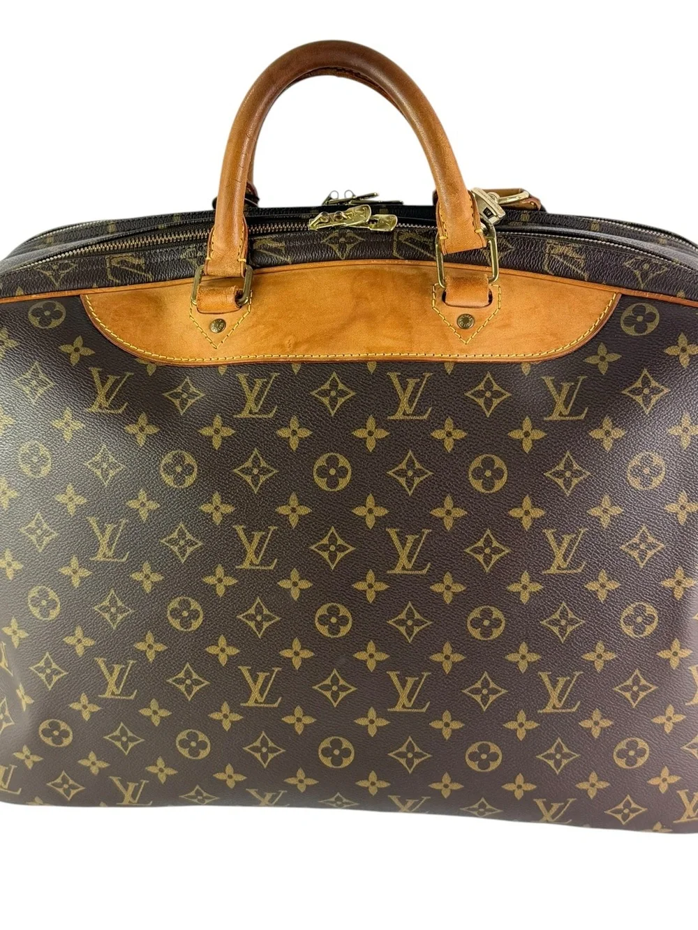 LOUIS VUITTON Alize 24 Heures Duffle Luggage Bag Made in France Authenticated